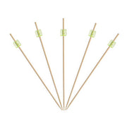 Dekoratif Küp Bambu Kürdan Yeşil 9 cm