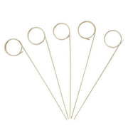 Dekoratif Yuvarlak Bambu Kürdan 12 cm