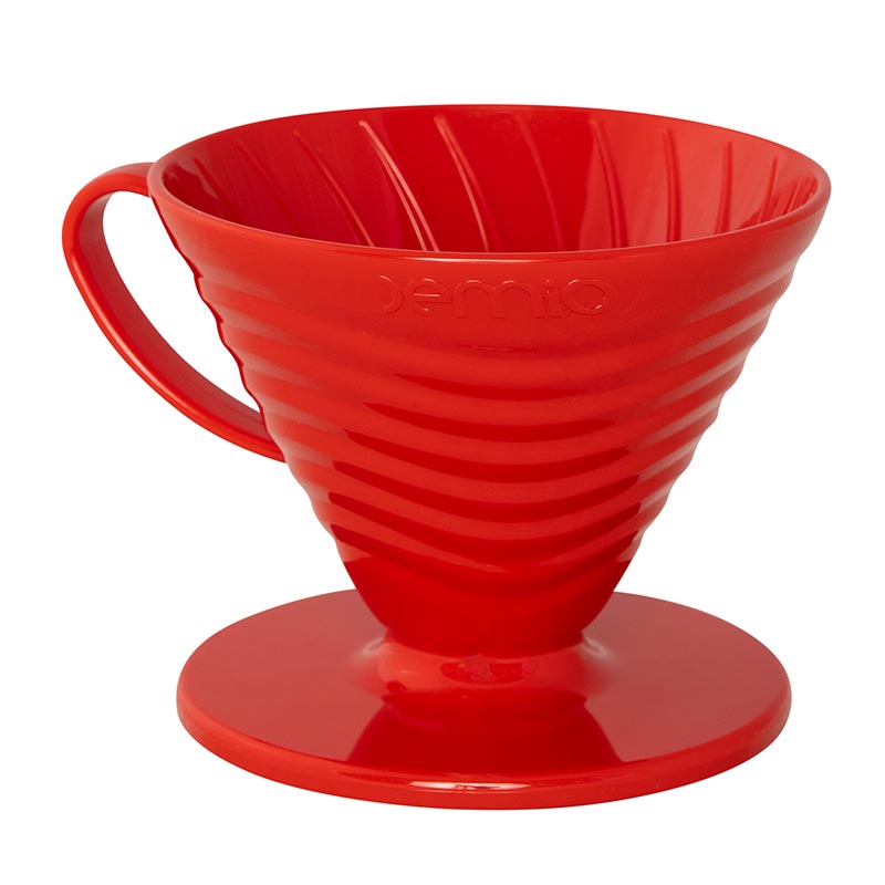 Demio Dripper Kahve Demleme Seti, Kırmızı