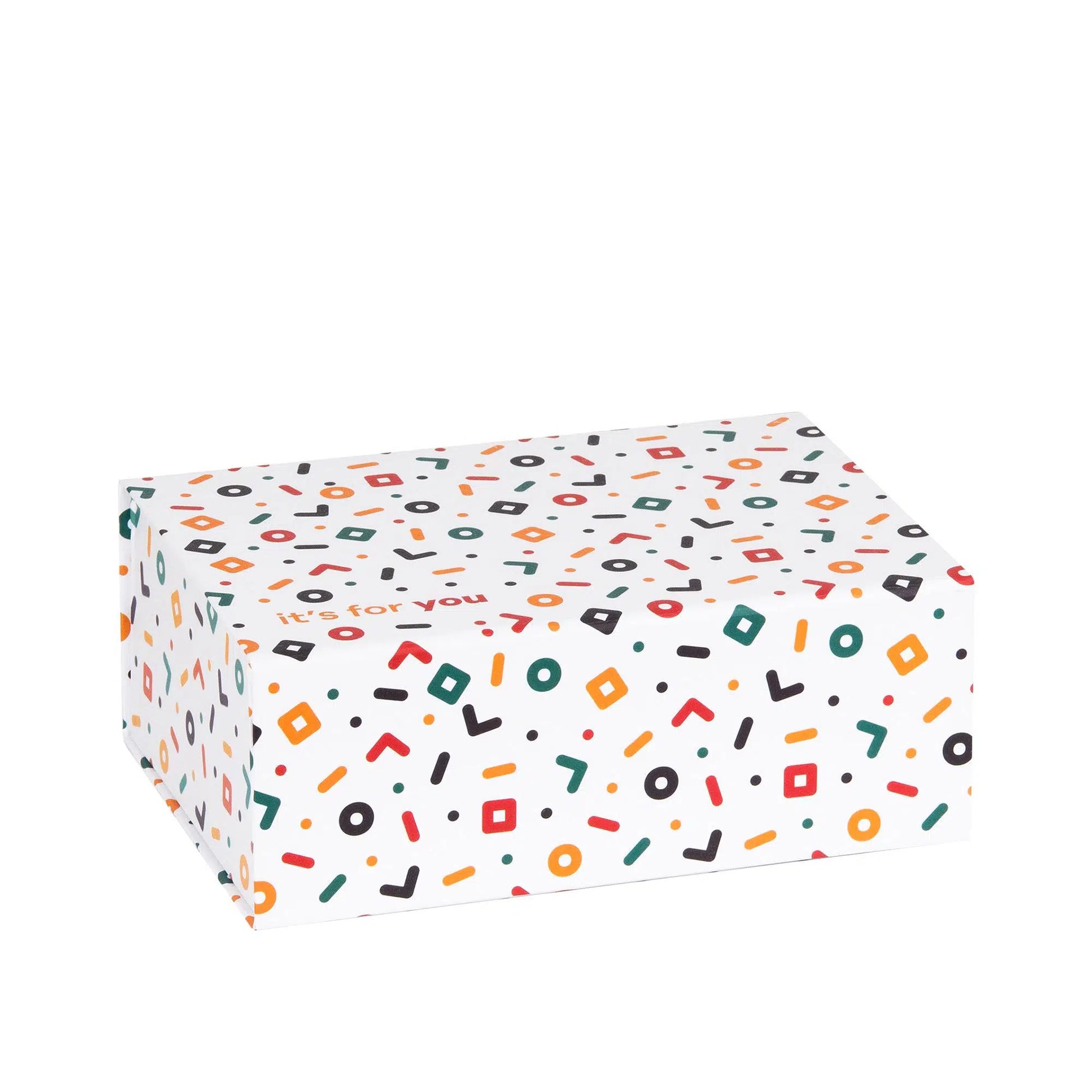 Desenli Mıknatıslı Hediye Kutusu 15,5x22x8,5