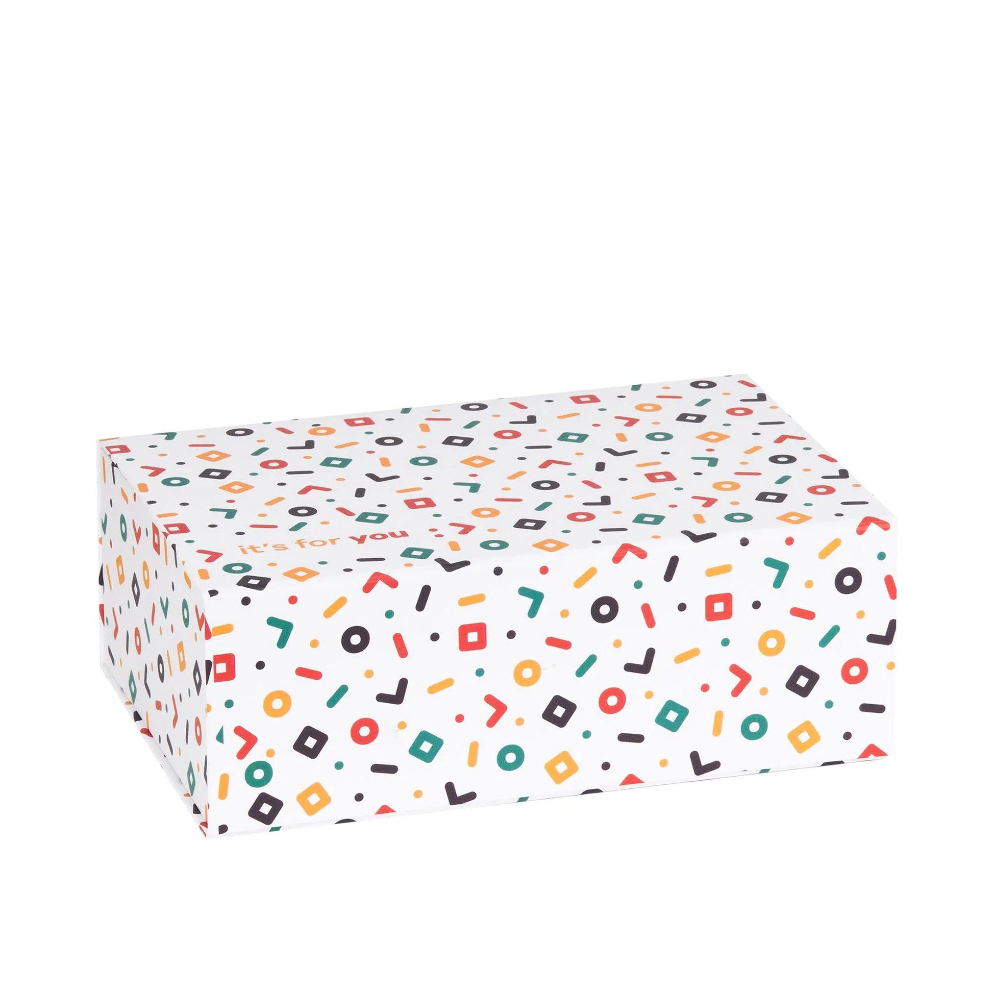 Desenli Mıknatıslı Hediye Kutusu 17,5x26x9,5