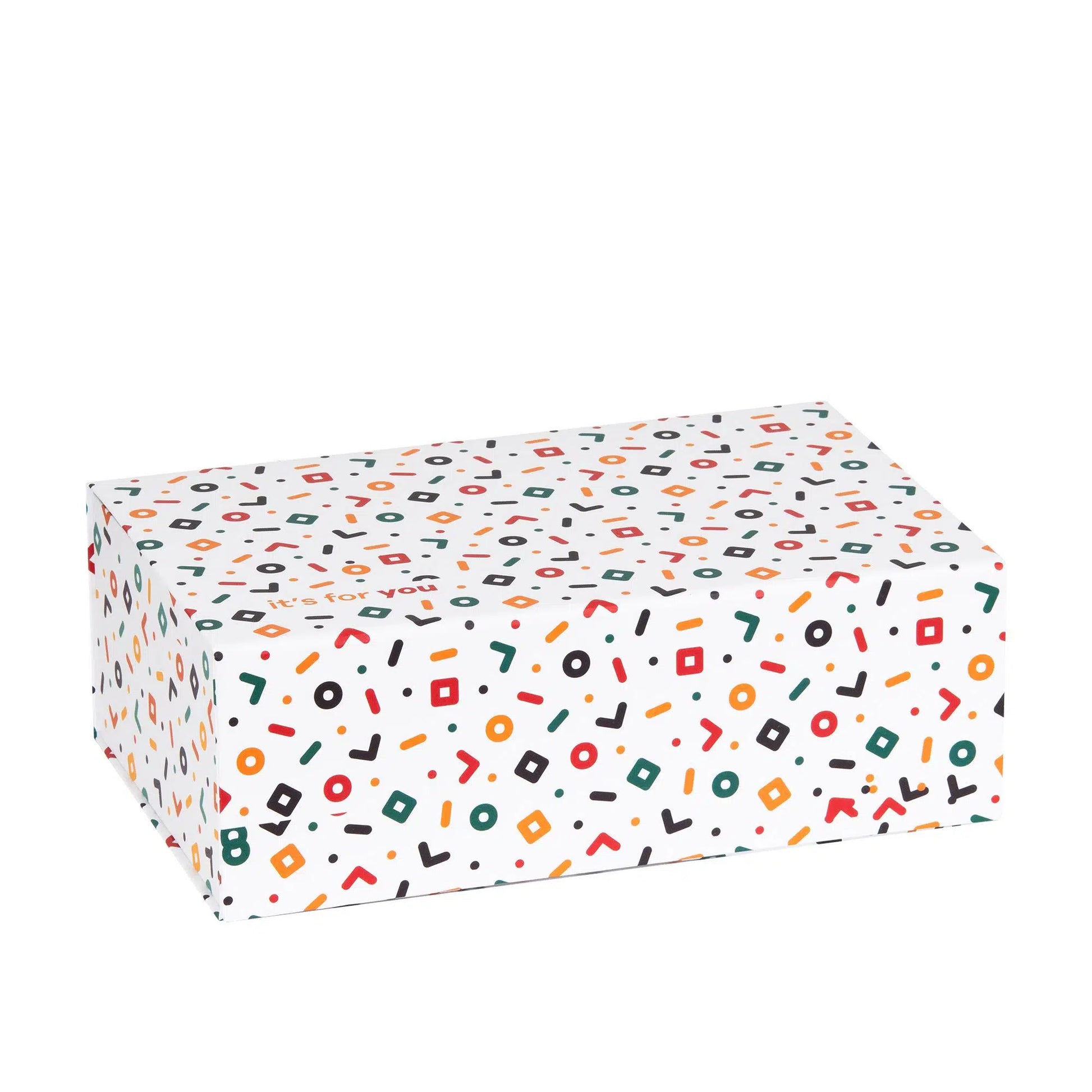 Desenli Mıknatıslı Hediye Kutusu 19x30x10,5