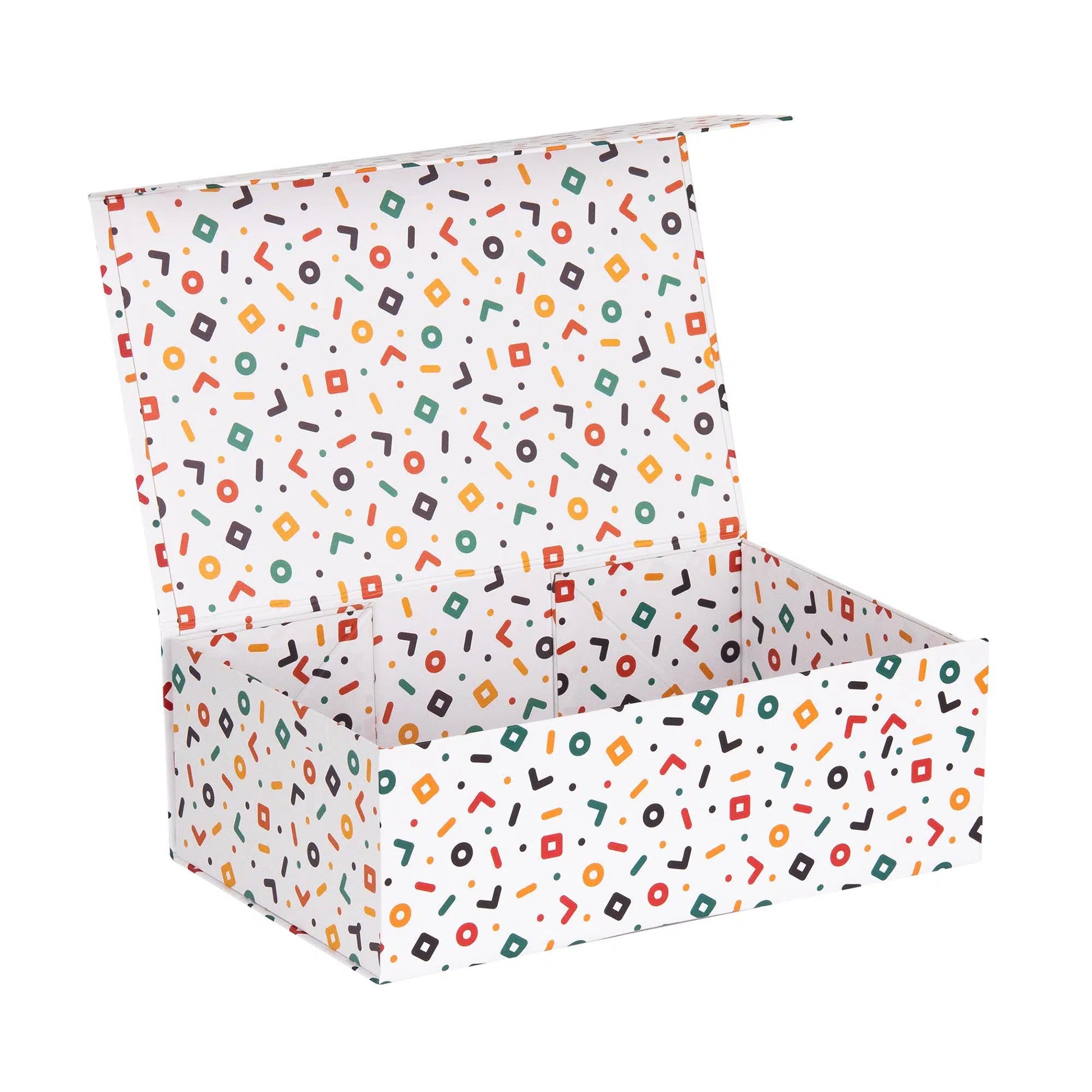 Desenli Mıknatıslı Hediye Kutusu 19x30x10,5