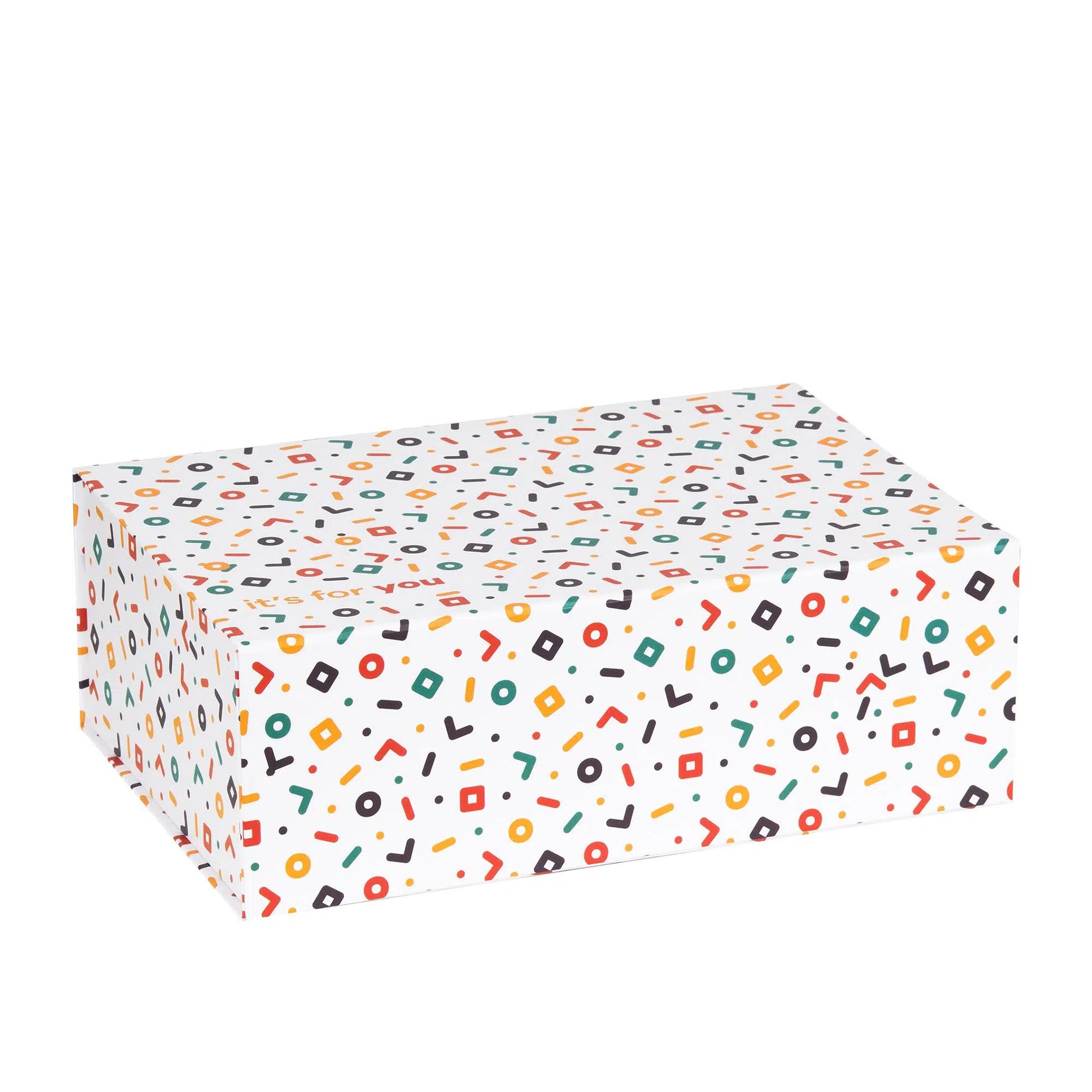 Desenli Mıknatıslı Hediye Kutusu 22,5x33x11,5