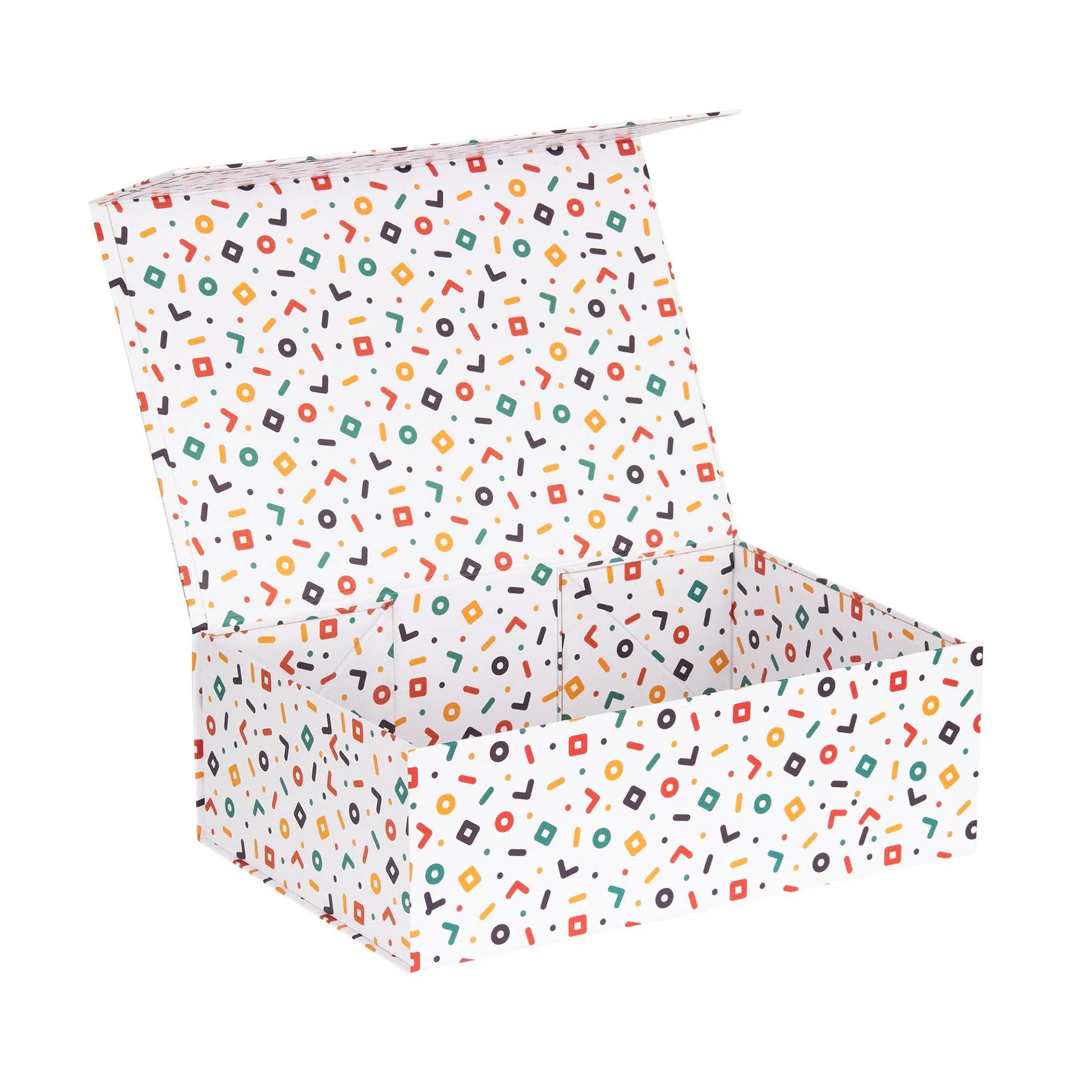 Desenli Mıknatıslı Hediye Kutusu 22,5x33x11,5