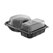 2 Bölmeli Kapaklı Hamburger Kabı