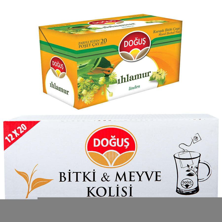 Doğuş Ihlamur Bitki Çayı 20'li x 12 Paket 1 Koli
