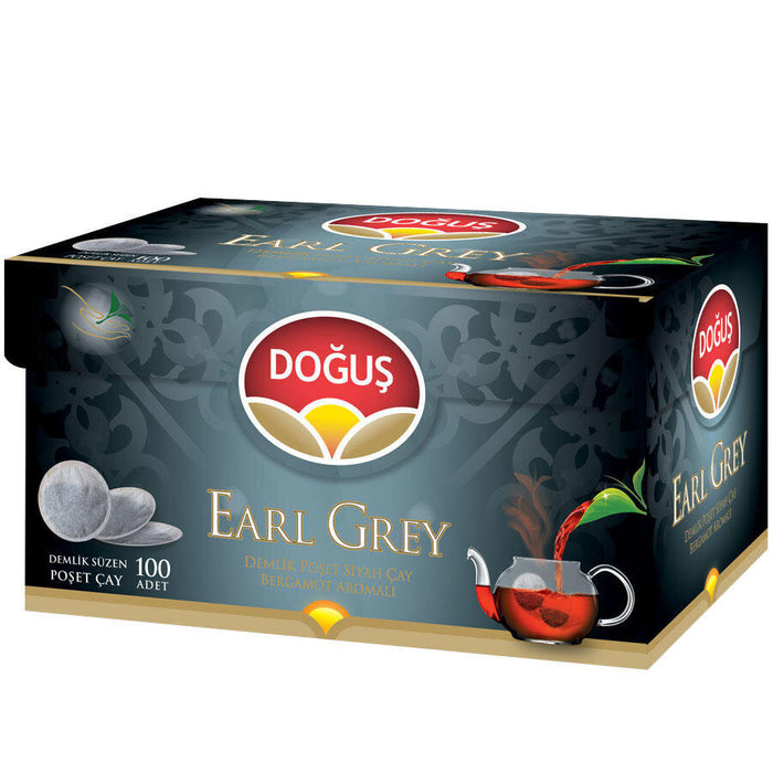 Dogus Earl Grey Teapot Tea Bags, 100-count