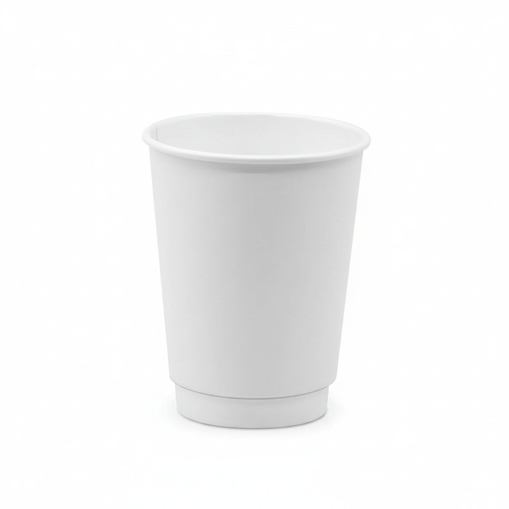 Beyaz Karton Bardak Double Wall, 14 OZ - 400 ML
