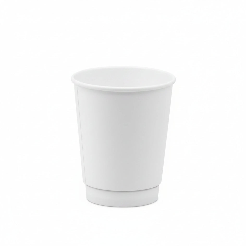Beyaz Karton Bardak Double Wall,  8 OZ - 230 ML