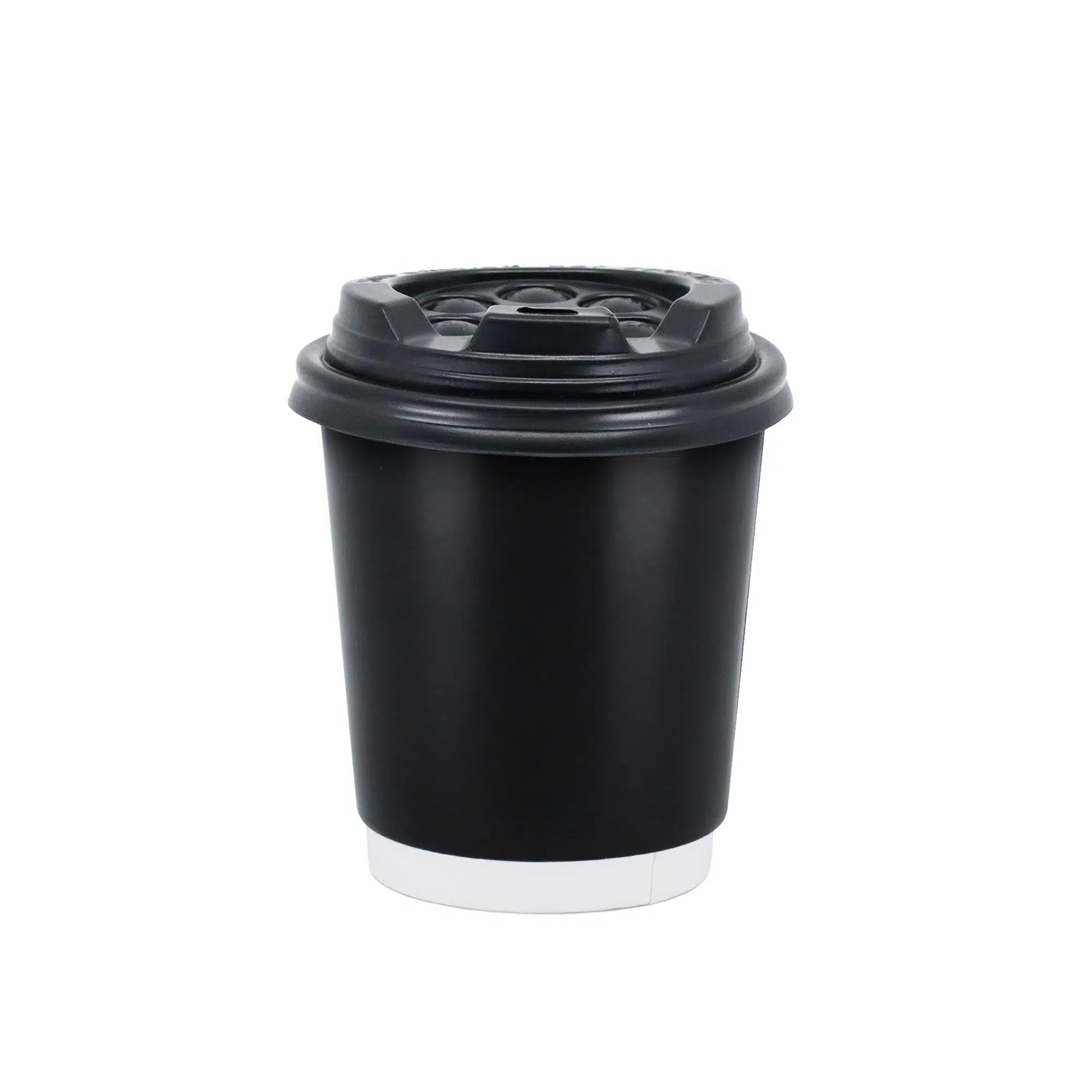 Double Wall Siyah Karton Bardak 8 oz - 25 Adet