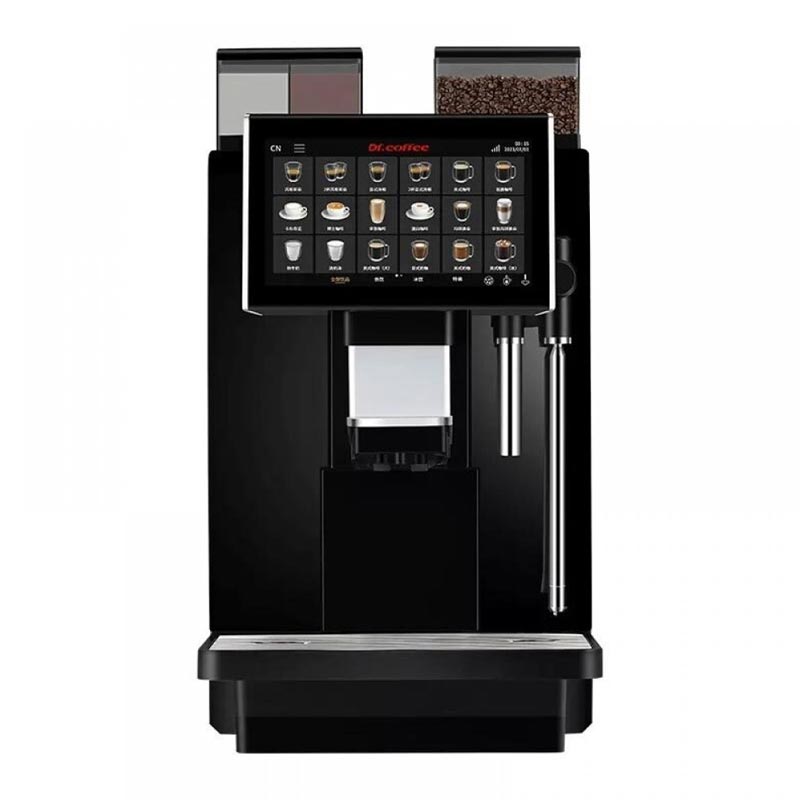 Dr.Coffee Coffee Zone Süt Köpürtme Sistemi ve Sıcak Su Musluklu Şebeke Bağlantılı Süper Otomatik Kahve Makinesi