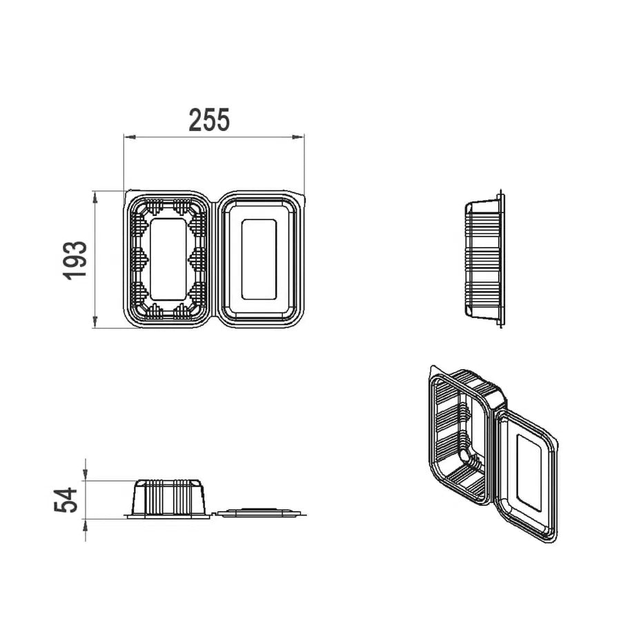 Düz Kapak Sızdırmaz 750 cc - 100 Adet