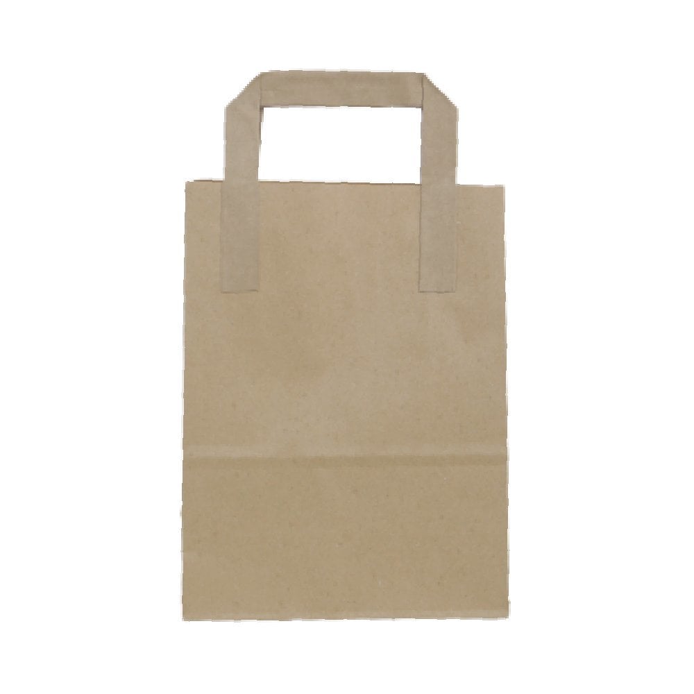 Çanta Kraft 18x24x9 Cm Düz Sap 5 KOLİ ( 3500 ADET )
