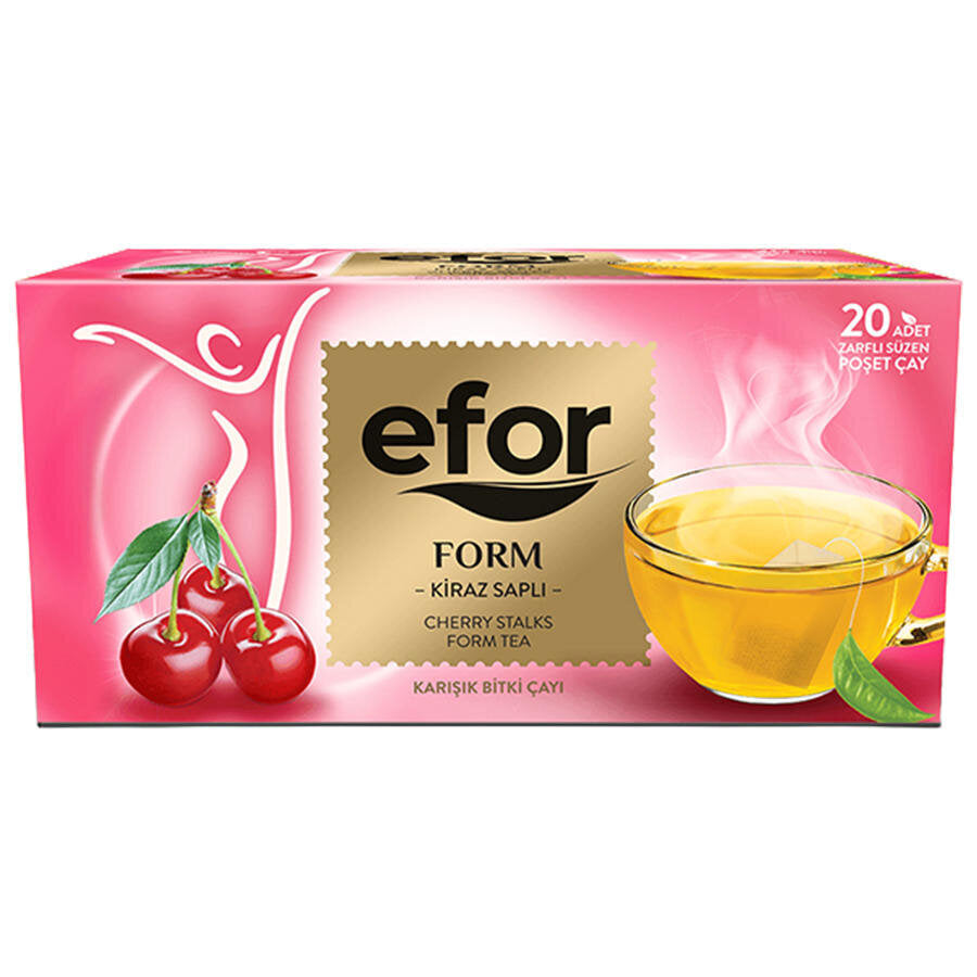 Efor Form Kiraz Sapı Çay 20'li