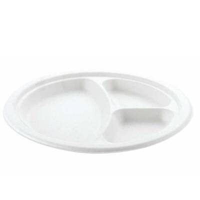 Ekolojik 3 Gözlü Karton Tabak 26 cm
