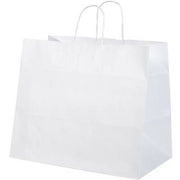 Ekonomik Beyaz Kraft Çanta Jumbo Boy 36x24x33 cm
