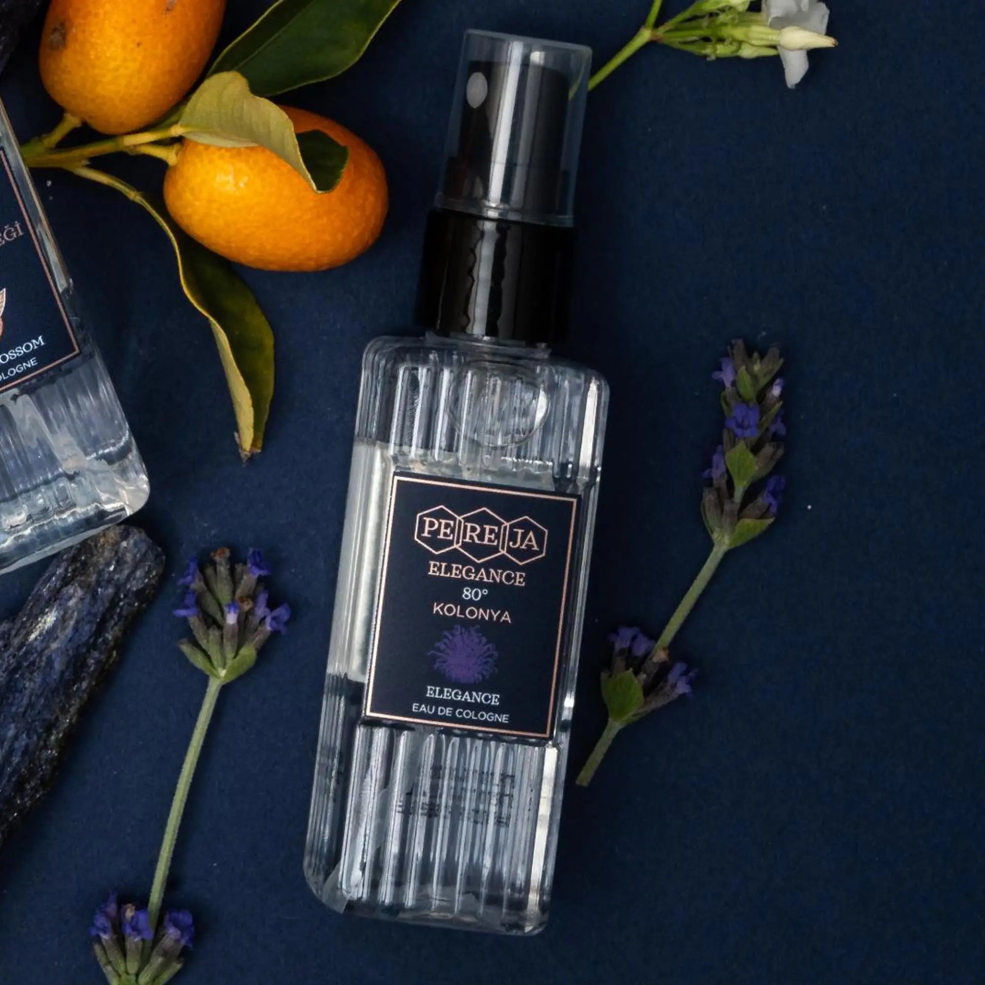 Elegance 50 ml Pet Şişe Kolonya 80°