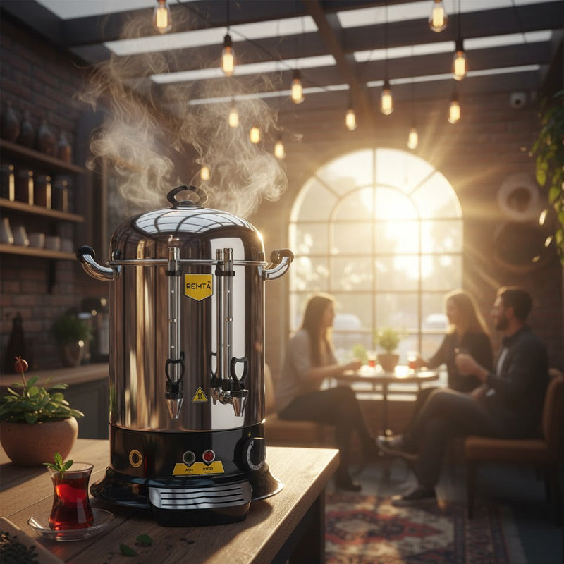 Remta ER14 Elegance Çay Makinesi, 15 L, 160 Bardak Kapasiteli