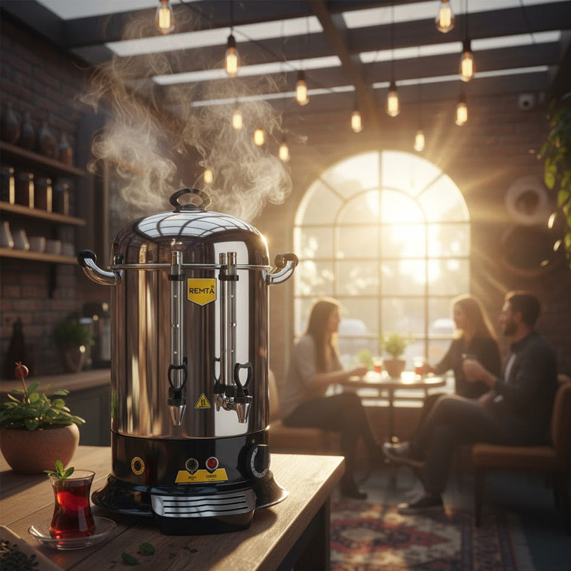 Remta ER15 Elegance Çay Makinesi, 22 L, 250 Bardak Kapasiteli
