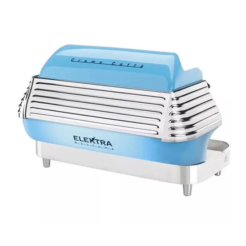 Elektra Barlume Tam Otomatik Espresso Kahve Makinesi, 2 Gruplu, Buz Mavi