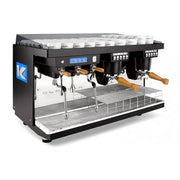 Elektra K-UP 2B Tam Otomatik Espresso Kahve Makinesi, 2 Gruplu, İnci Siyah