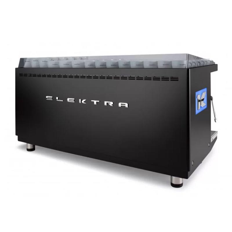 Elektra K-UP 2B Tam Otomatik Espresso Kahve Makinesi, 2 Gruplu, İnci Siyah