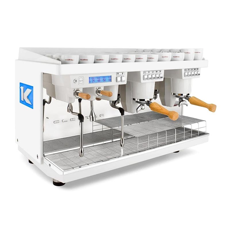 Elektra K-UP 2W Tam Otomatik Espresso Kahve Makinesi, 2 Gruplu, Buz Beyaz