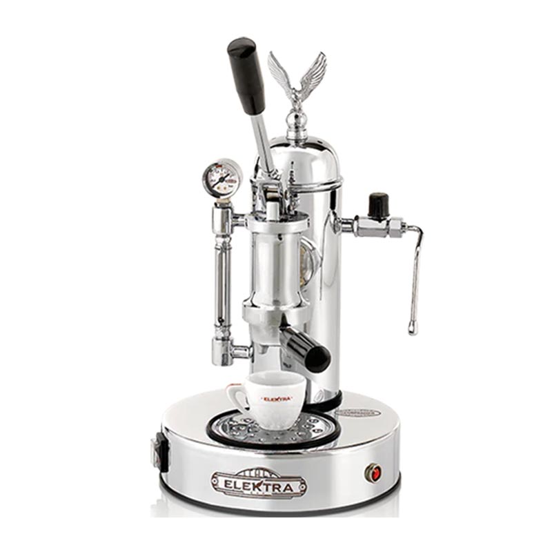 Elektra Micro Casa Leva S1C Yarı Otomatik Espresso Kahve Makinesi, Krom