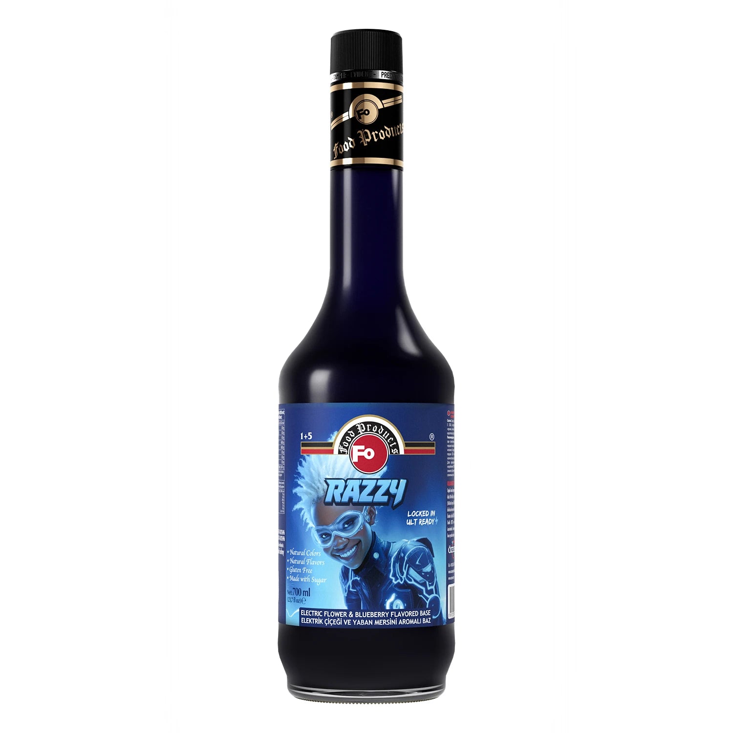 FO Razzy-Elektrik Çiçeği & Yaban Mersini Aromalı Baz 700 ml
