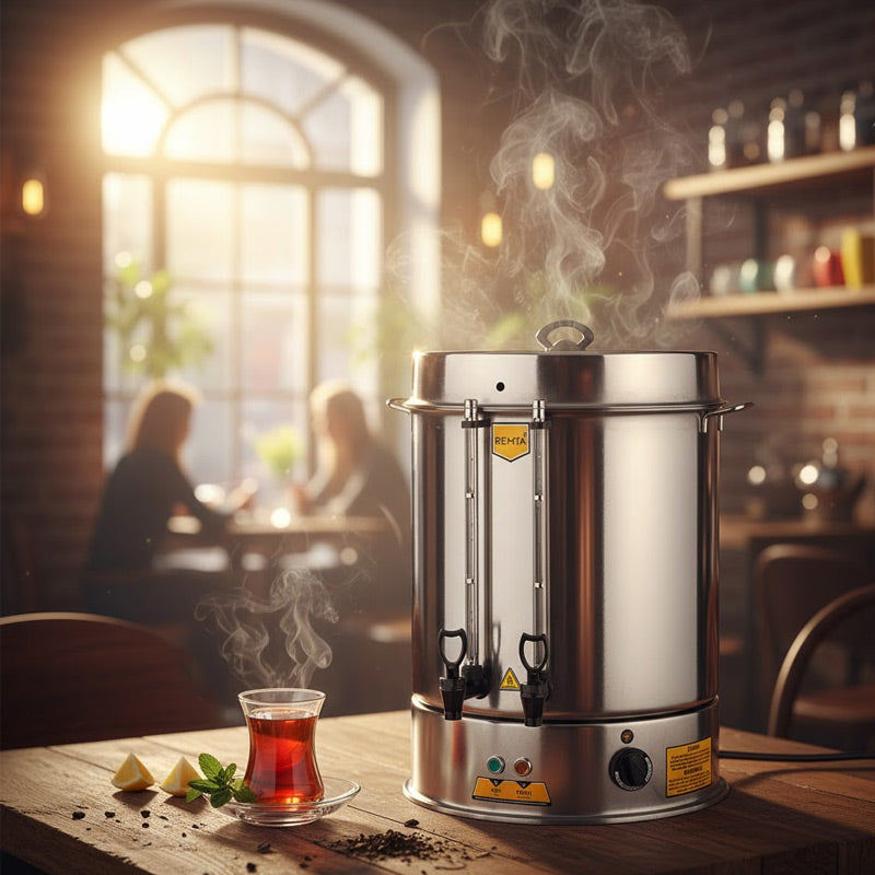 Remta R16 Standart Çay Makinesi, 36 L, 400 Bardak Kapasiteli