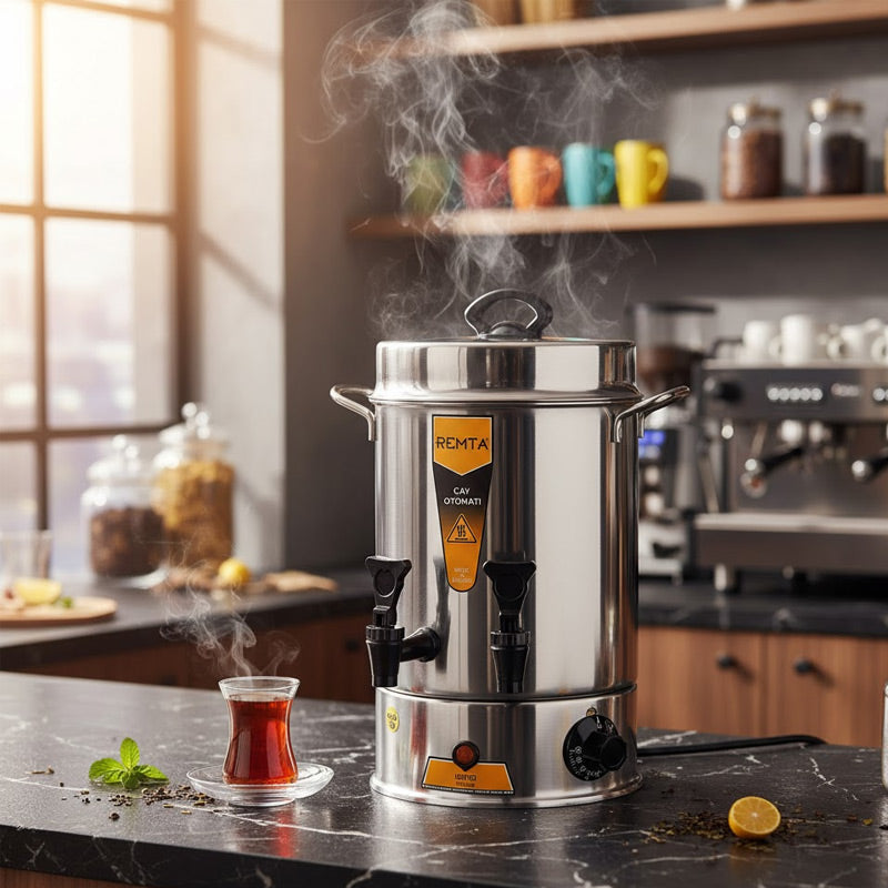 Remta R11 Standart Çay Makinesi, 7 L, 60 Bardak Kapasiteli