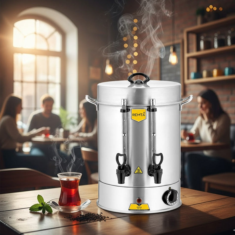 Remta R15 Standart Çay Makinesi, 22 L, 250 Bardak Kapasiteli