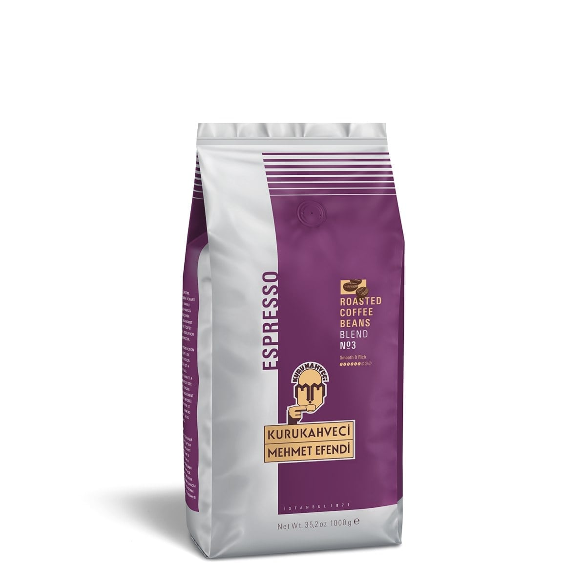 Espresso Blend No:3 Çekirdek Kahve 1000 g