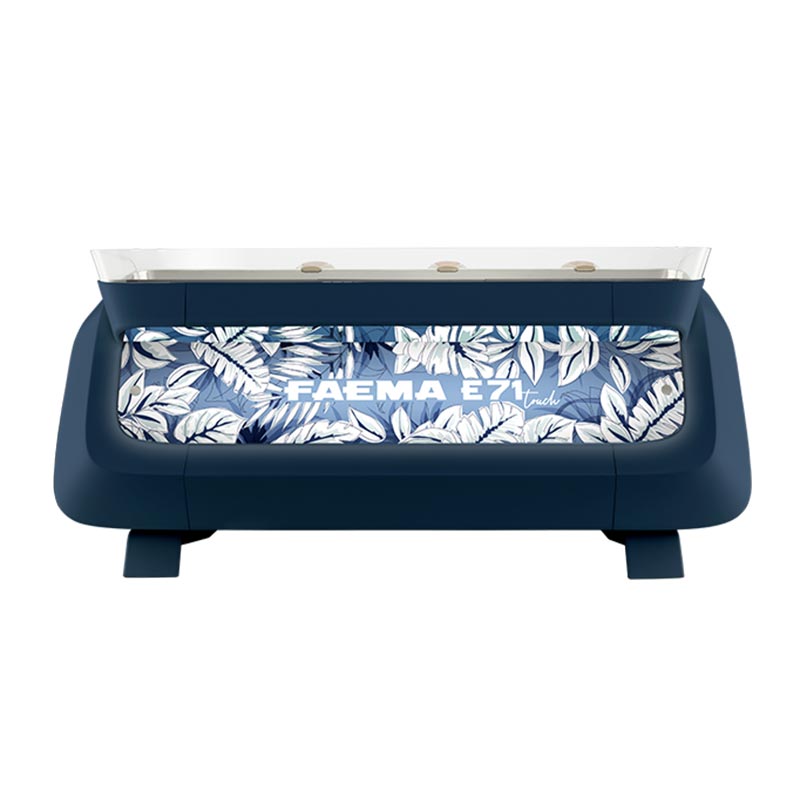 Faema E71 A/2 Touch Blue Pearl Tam Otomatik Espresso Kahve Makinesi, 2 Gruplu