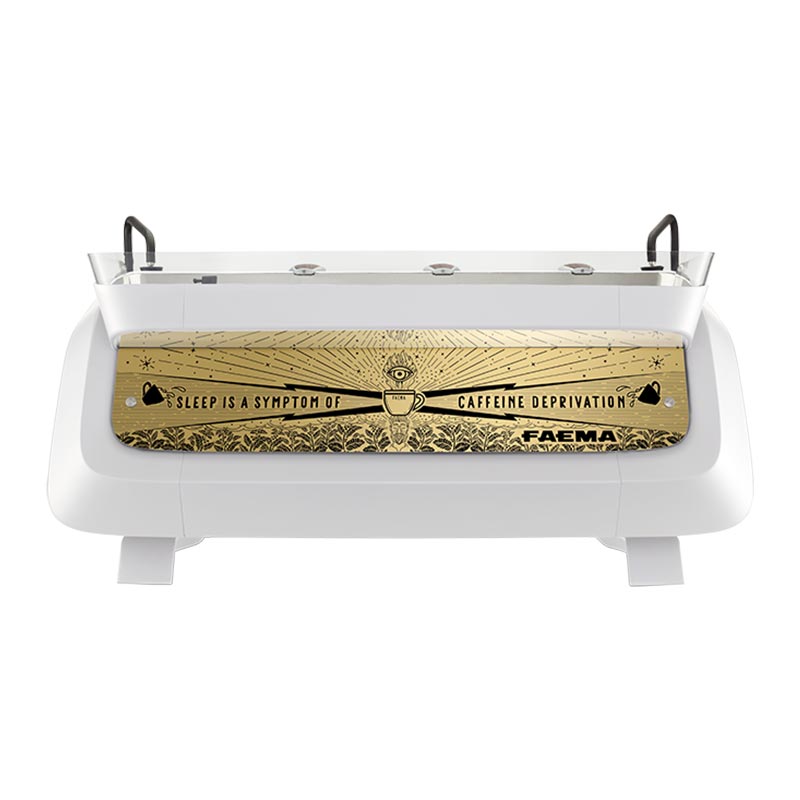Faema E71 E A/2 Tam Otomatik Espresso Kahve Makinesi, 2 Gruplu, White Gold