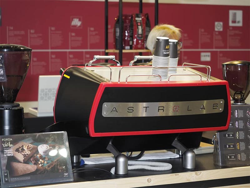 Fiamma Astrolab Multiboiler Tall Cup Espresso Kahve Makinesi, 2 Gruplu, Siyah