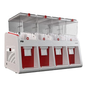 Fill Classic C4-K1 Fıskiyeli Soğuk İçecek Dispenseri, 4x19 L, Beyaz Kırmızı