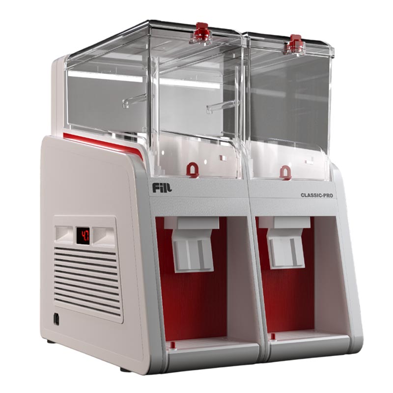 Fill Classic Pro P2-K1 Fıskiyeli Soğuk İçecek Dispenseri, 2x19 L, Beyaz Kırmızı
