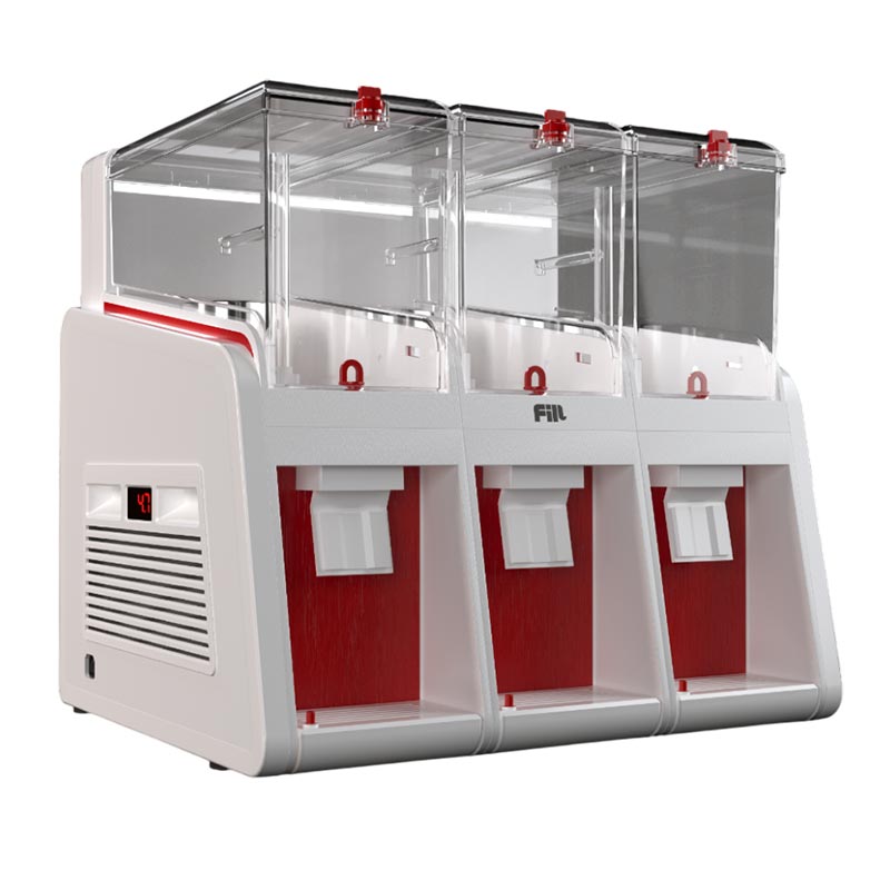 Fill Classic Pro P3-K1 Fıskiyeli Soğuk İçecek Dispenseri, 3x19 L, Beyaz Kırmızı