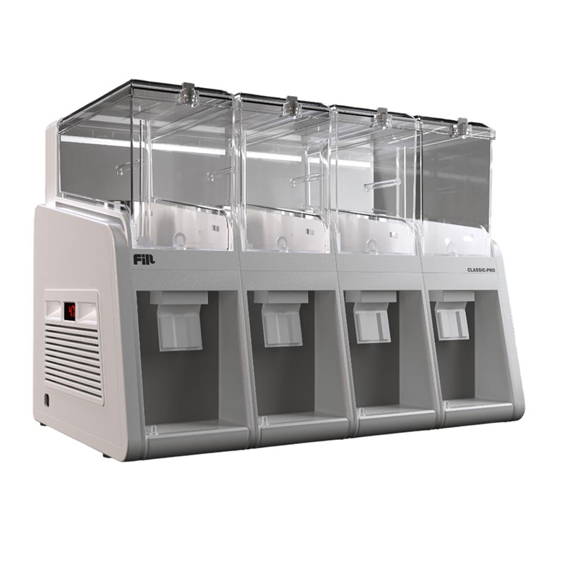Fill Classic Pro P4-G1 Fıskiyeli Soğuk İçecek Dispenseri, 4x19 L, Beyaz Gri