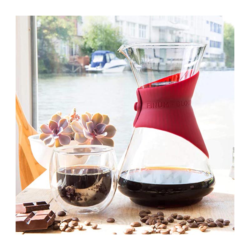 Finum Bloom and Flow Pour Over Chemex Kahve Demleyici, 5 Cups, 700 ml