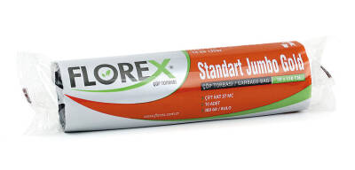 Florex Standart Jumbo Boy Siyah Çöp Torbası 80x110 cm - 300 gr