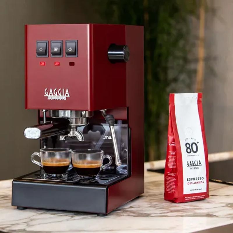 Gaggia RI9481/12 New Classic Evo 2023 Espresso Kahve Makinesi, Kırmızı