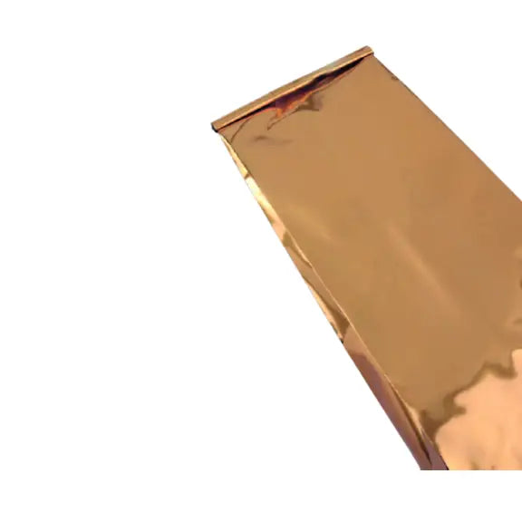 Gold Alüminyum Yan Körüklü Torba, 10 x 25 + 6 CM