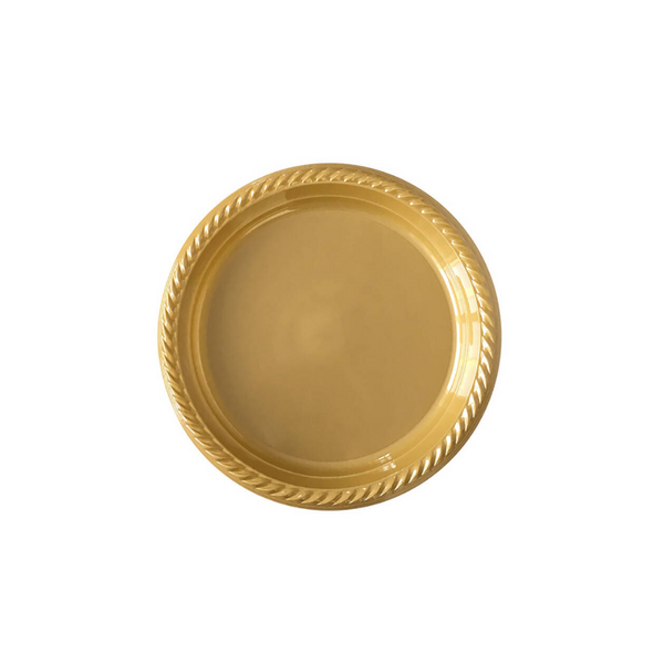 Gold Plastik Tabak