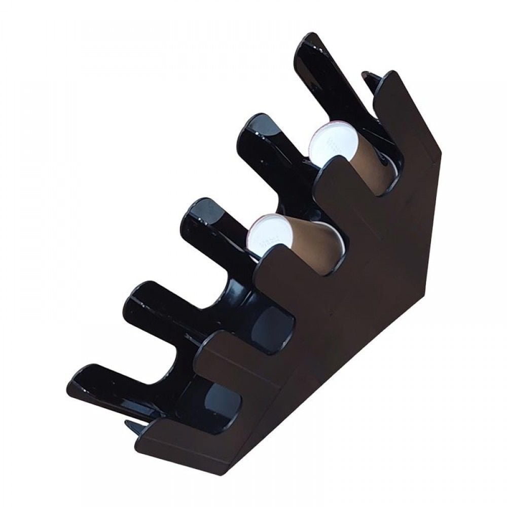 Karton Bardak Standı - Siyah Polycarbonat