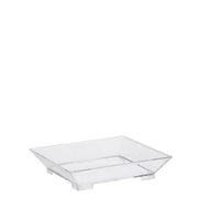 60 mm Şeffaf Plastik Mini Kare Sunum Tabağı