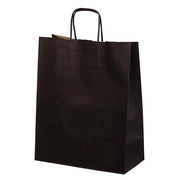 Siyah Kraft Çanta Orta Boy 25x12x31