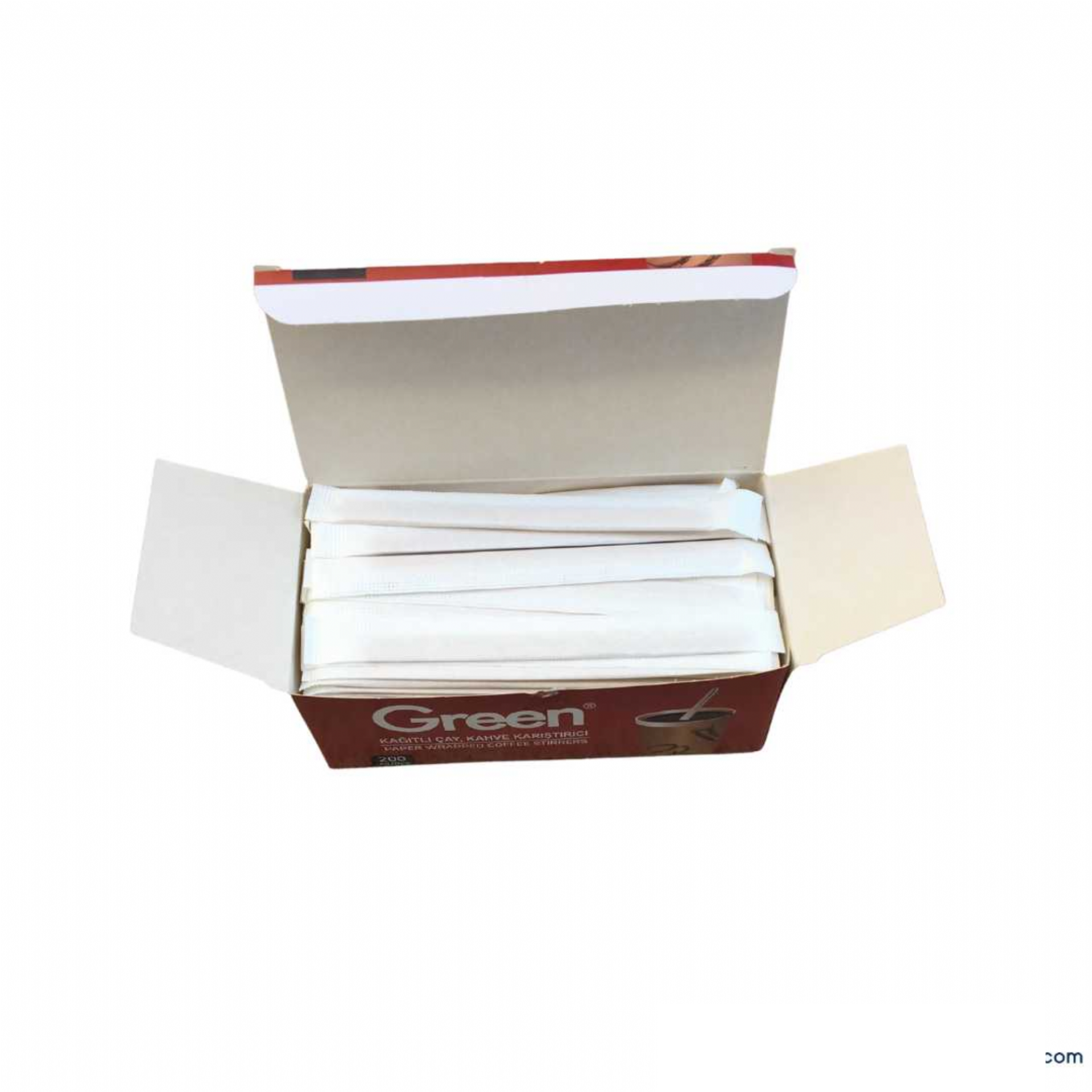 Green Kağıt Sargılı Tahta Karıştırıcı